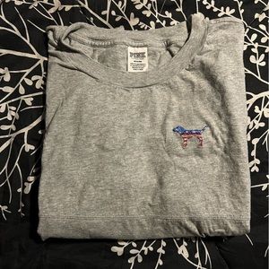 Victoria’s Secret Love Pink medium long sleeve crop top